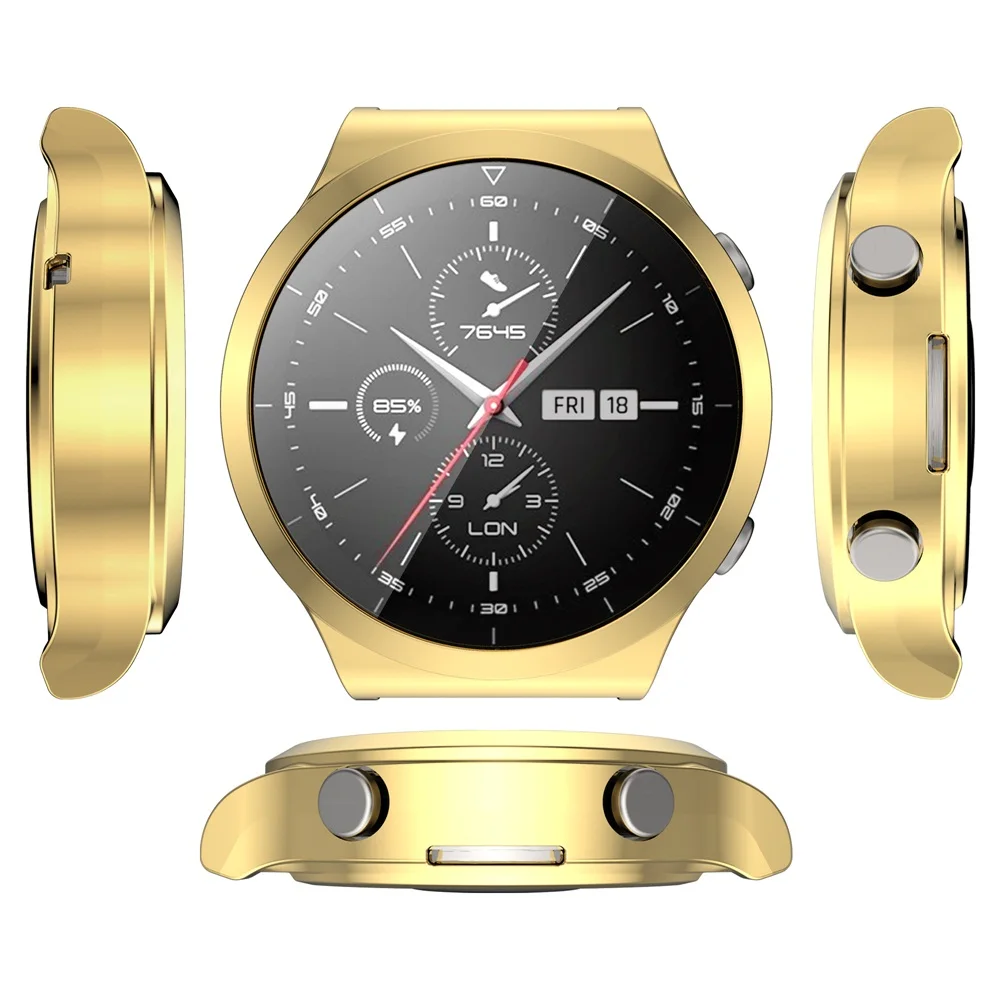 FIFATA TPU Watch Case For Huawei Watch GT 2 Pro Protective Cover Full Screen Protector Shell For Huawei GT2 Pro Cases Edge Frame