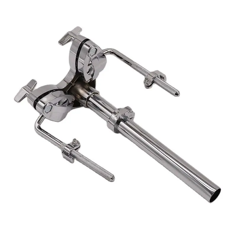 Support Double Tom Pour Batterie - En Alliage D'aluminium, Réglable, 30 Cm, Pour Batteurs Débutants Et Pro - 10