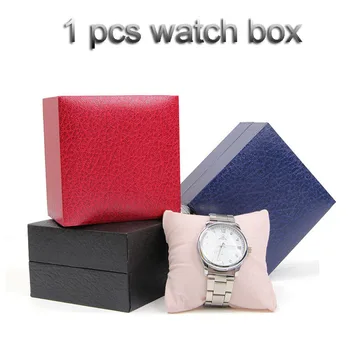 

1 Pcs High Quality Watch Box Jewelry Wrist Watch Durable Hard Case Square Gift Box For Bracelet Bangle Boxes Gift Box