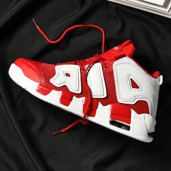 

Big Pippen Cushioned Basketball Shoes High-top Tide Casual All-match Shoes Quan Zhilong Tide Shoes Big Bang Basketball Shoes