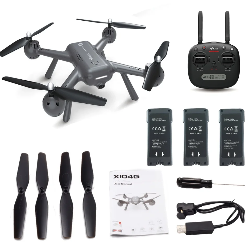 

MJX X104G Hollow cup Motor GPS RC Drone With 5G WIFI FPV HD Camera RC Quadcopter VS Z5 RC Helicopter Gift Toys RC Dron