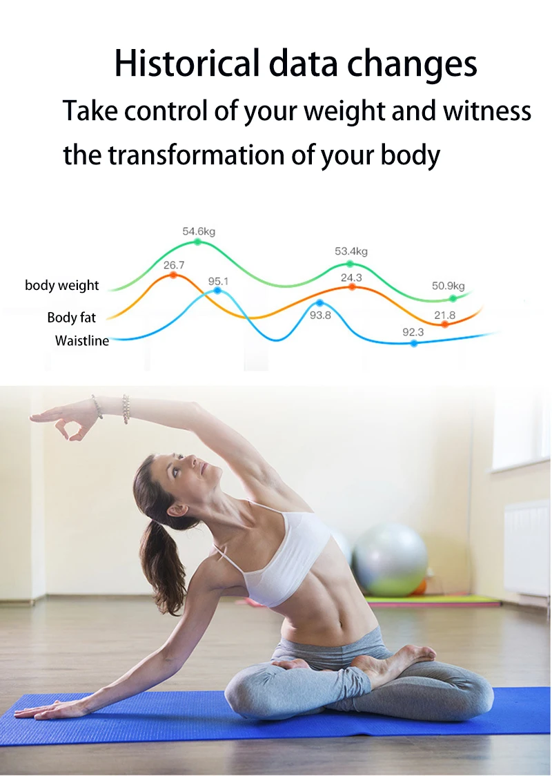 Intelligent Body Measuring Instrument Body Weight Body Fat Meter Body Composition Analyzer Fat Measuring Instrument