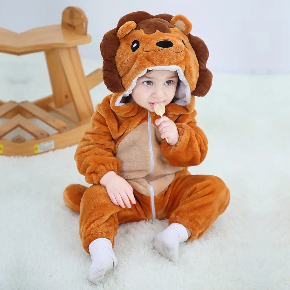 Baby Boys Girls Animal Cosplay Rompers Cartoon Oneise Kids Toddler Outfits Boys Panda Costumes For Girls Jumpsuit Infant Clothes