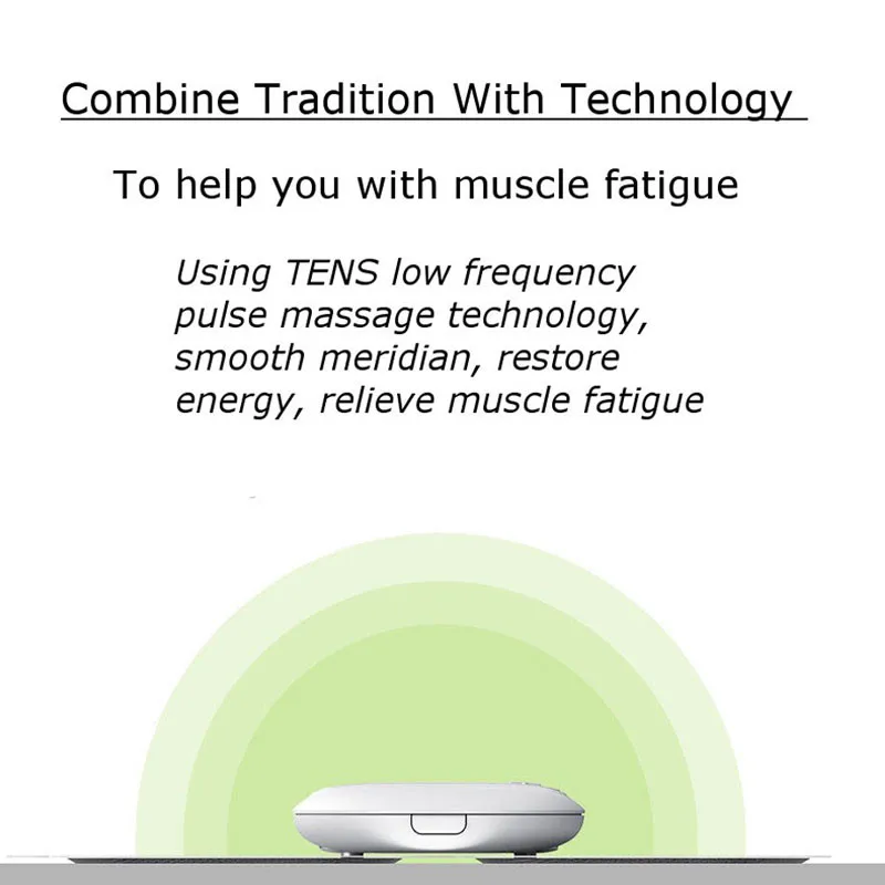 Leravan Portable Magic Massage Sticker Tens Pulse Muscle Massager Full Body Relax ELectric Stimulator from Ecosystem