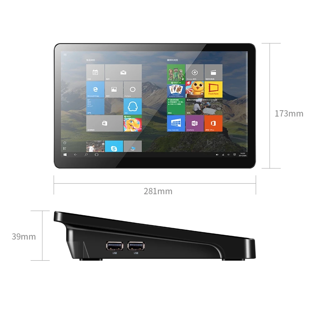 Original Pipo Mini Tudo-em-um Tablet pc 11.6 Polegada 8 gb Ram 180 Ssd Rom Windows 10 Casa Intel Core I3-5005u 2.0 Ghz 1920x1080 X15 16 Original pipo x15 mini tudo-em-um tablet pc