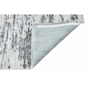 

Apex Lucca 5 'x 8' Polypropylene Grey Area Rug