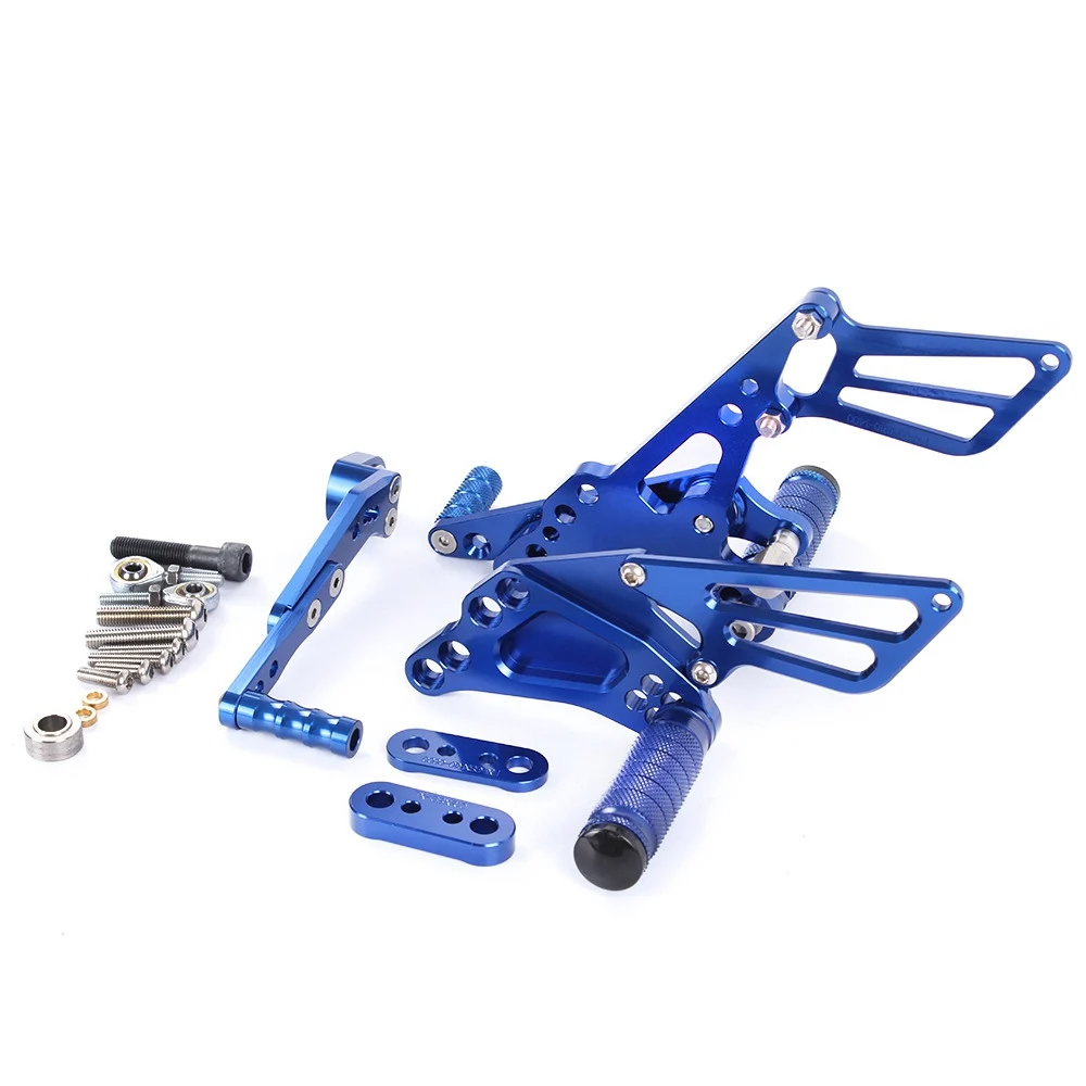 Для Suzuki GSX-R1000 GSXR1000 GSXR 1000 2009- CNC алюминиевый мотоцикл регулируемый задний набор подножки педали подставка для ног