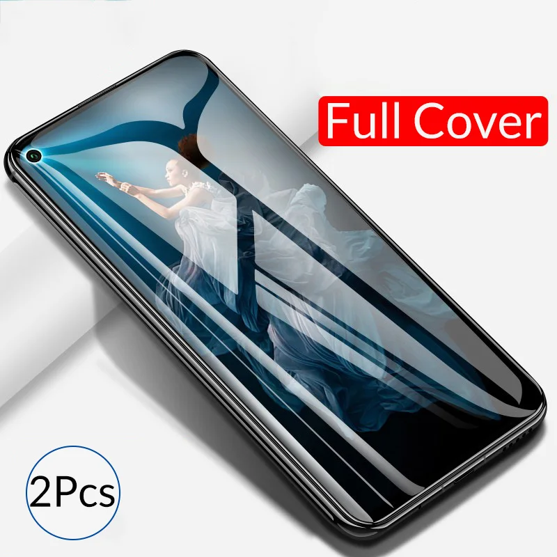 

2Pcs Tempered Glass For Honor 20 Glass Screen Protector on For Huawei Honor 20 YAL-L21 YAL-41 Protective Film Honor20 Full Cover
