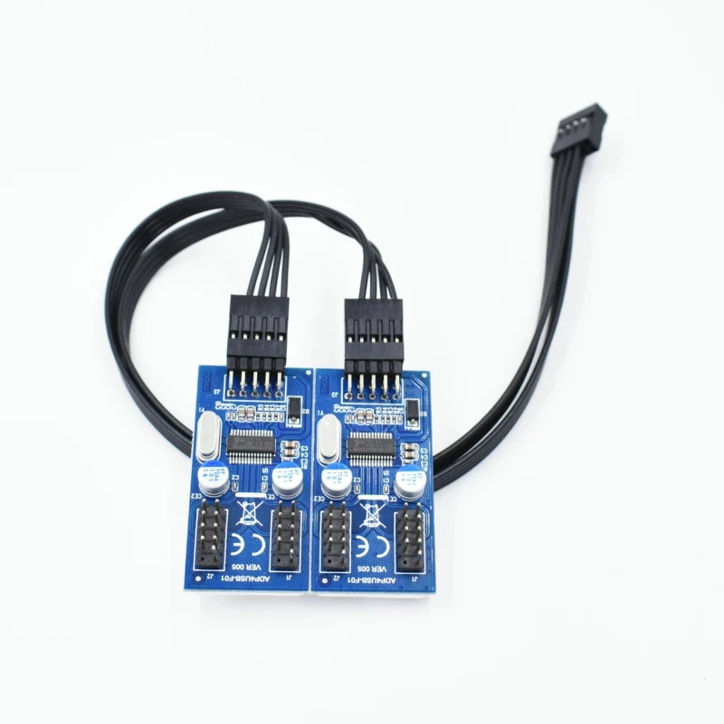 Материнская плата 9-контактный USB-разъем штекер от 1 до 4 разъемов удлинительная