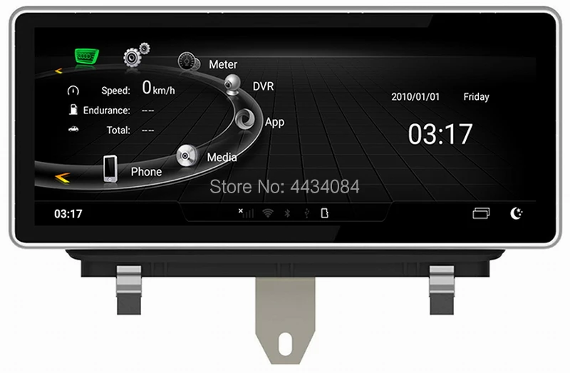 Ouchuangbo 10,25 дюймов Автомобильный аудио плеер gps navi Радио для Q3 2011- Поддержка 8 ядер 4+ 64 1080P android 9,0 OS карта