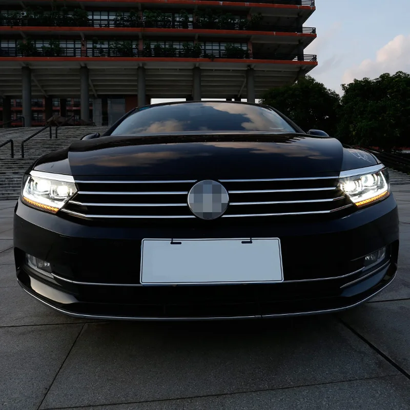 Автомобильный Стайлинг фар для VW Passat B8 для Volkswagen Passat Головной фонарь светодиодный DRL Высокий Низкий Луч динамический поворот