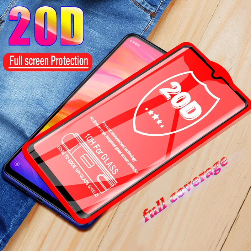 20D Защита экрана для Xiao mi Red mi Note 8 7 Pro редми нот 8 про защитное стекло mi 8 9 mi8 mi9 Lite закаленное стекло для Red mi K20 9T 8A Note 5 6 Pro защитная пленка телефон смартфон