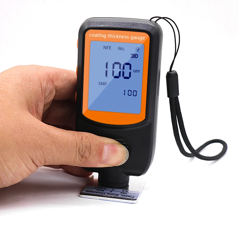 Long Range 0 3000um Auto Car Paint Thickness Meter Fe/NFe Coating