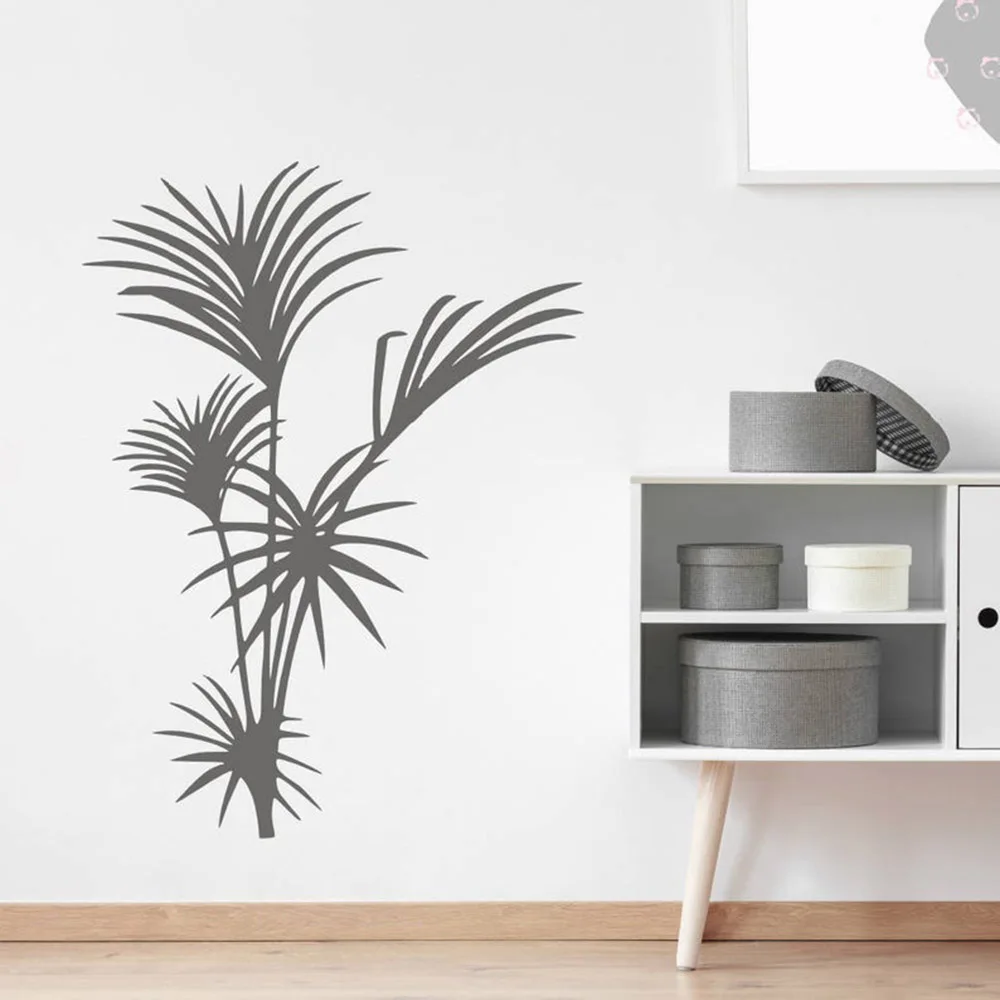 

Yucca Plant Wall Decals For Wall Art Palm Tree Wall Sticker Nature Decal Tree Foliage Home Interior Design Wallpaper C329