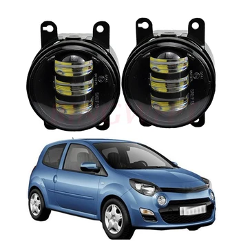 

2PCS For Renault Twingo II Hatchback CN0 2007-2015 Fog Lamp Assembly LED Fog Lights halogen Lamp For Thalia Saloon LB0 LB1 LB2