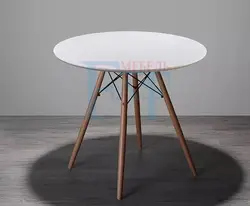 Домашний обеденный стол белая краска стол на Буковые ножки художественный дизайн кухонный стол круглый стол современный стол