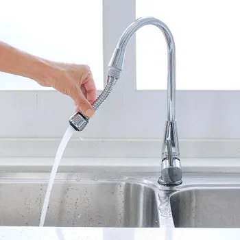

360 Degree Stainless Steel Faucet Shower Nozzle Faucet Connector Splash Extension Filter Tap for Bathroom Kitchen Water Saver