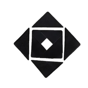 

High Quality Practical 4 Pcs/Lot Silicone Ruggies Rug Carpet Mat Grippers Non Slip Grip Corners Pad Reusable Washable