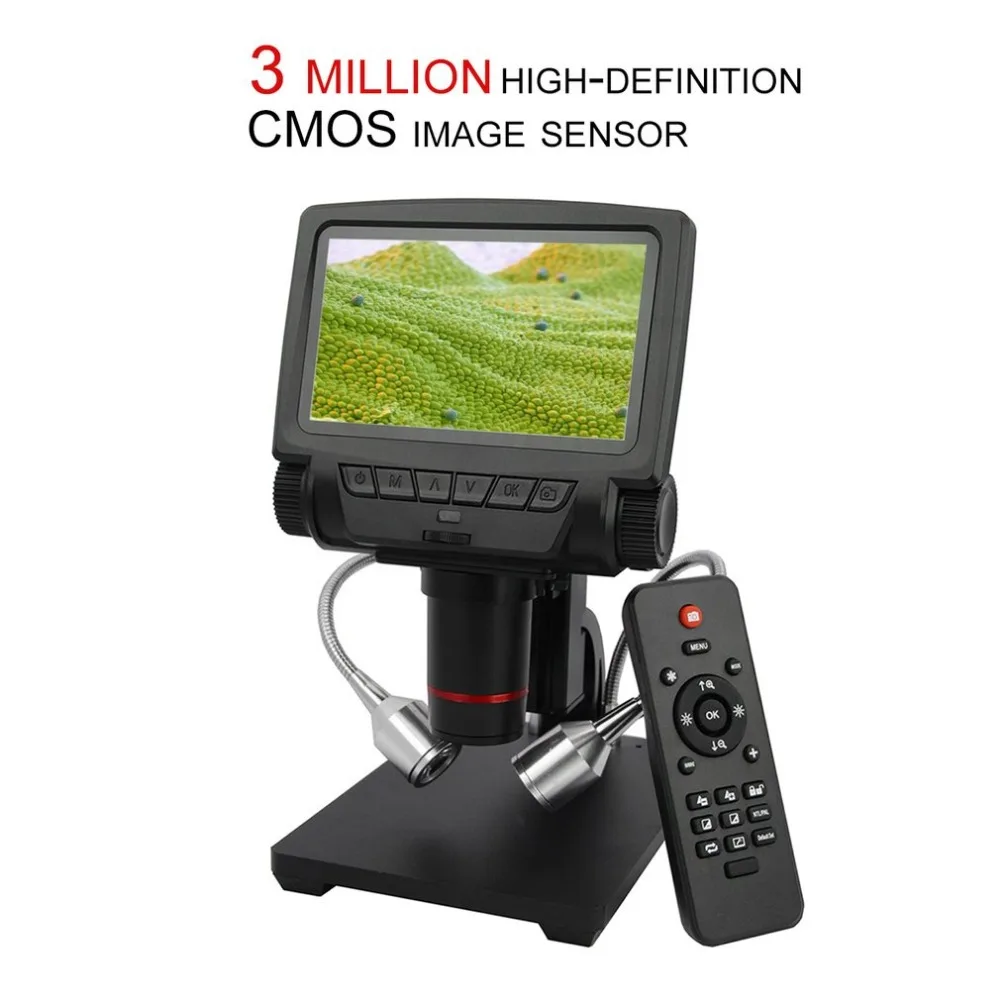 

Professional 5 Inch Screen Digital Microscope Metal Stand HDMI Microscope for Mobile Phone Repair Soldering Tools