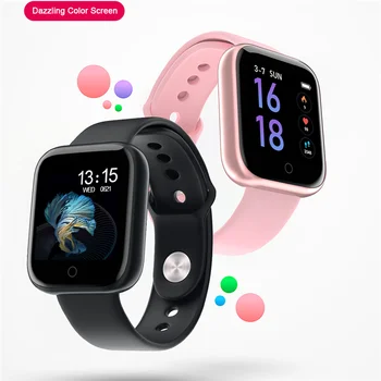 

T80 Smart watch waterproof smart bracelet Activity Fitness tracker Heart rate monitor Band Men women smartwatch VS Q9 B57 P70