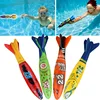 Diving Torpedo Rocket Throwing Toys Pool Diving Game Summer Torpedo Robber Child Underwater Diving Stick Water Toy 18-22pcs 5