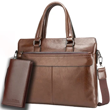 

bolso hombre leather maleta luxe sacoche homme briefcase messenger lo mas vendido business office lawyer sac laptop bags for men