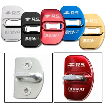 

4pcs Car Styling Auto Door Lock Cover Case for Renault Sport Laguna Captur Megane 2 3 Fluence Scenic 2 Car Accessories