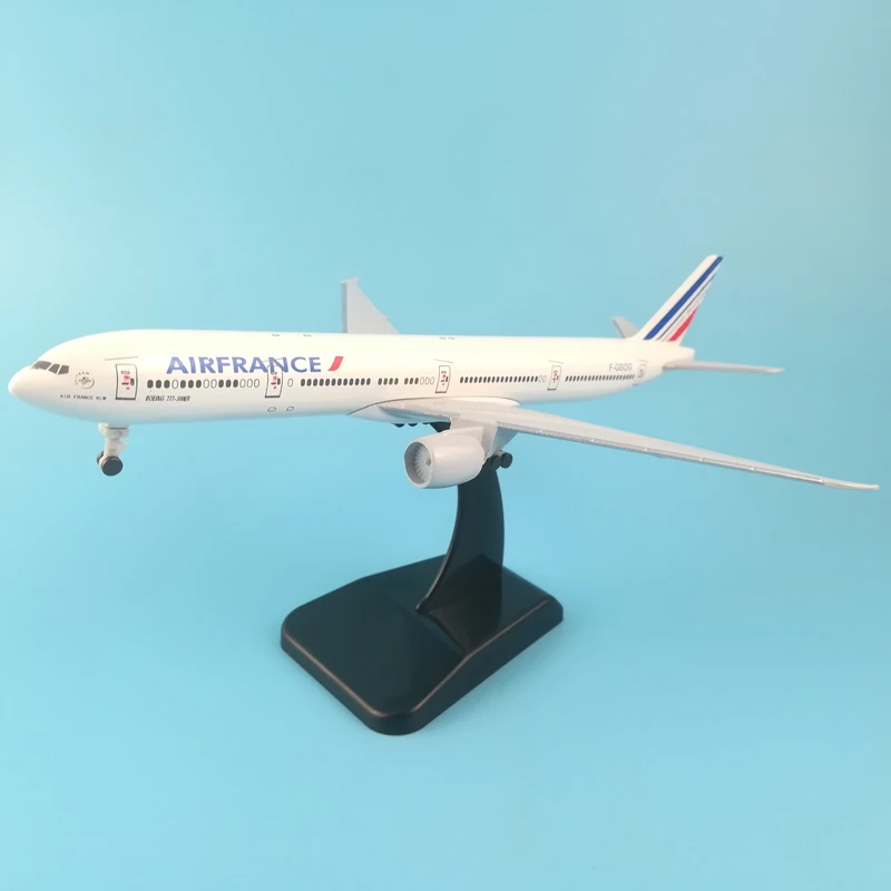 JASON TUTU 20cm Air France Plane Aircraft Model Diecast Metal Model 1:400 Airbus 380 Concord Plane Airplane Model Toy Boeing 777