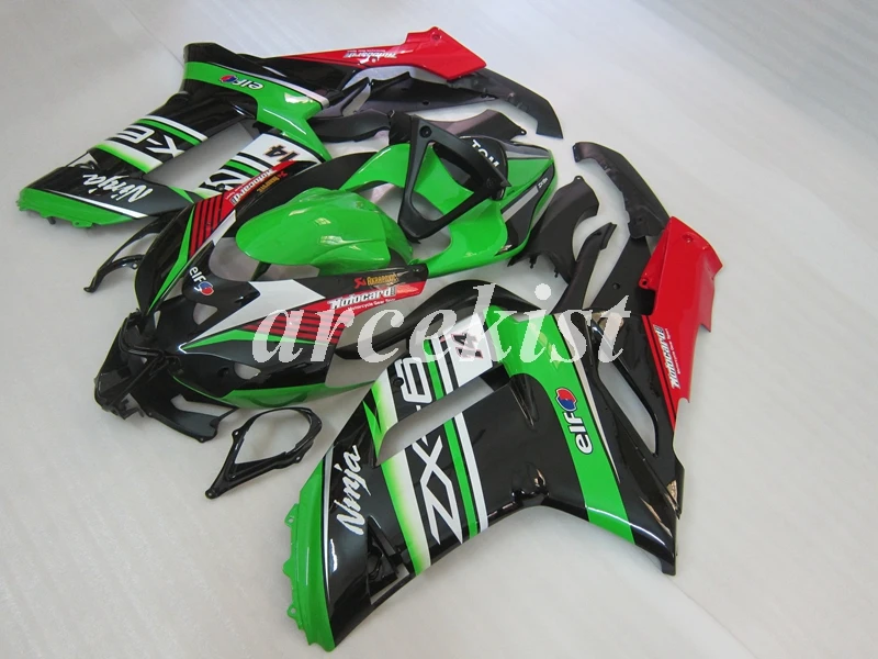 Новый комплект обтекателей из АБС-пластика для kawasaki Ninja ZX6R 636 2007 2008 07 08 6R |