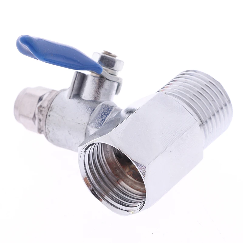 1PC Feed Filter Water Adapter Ball Valve Tap Reverse Osmosis Switch Alloy Durable 1/2" Female to 1/4" Water Filter System