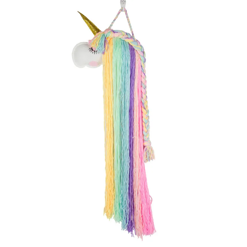 

Baby Room Decoration Garland Ball Garland Bunting for Wedding or Party Children's Bed Room Colorful Unicorn Pattern Accessories