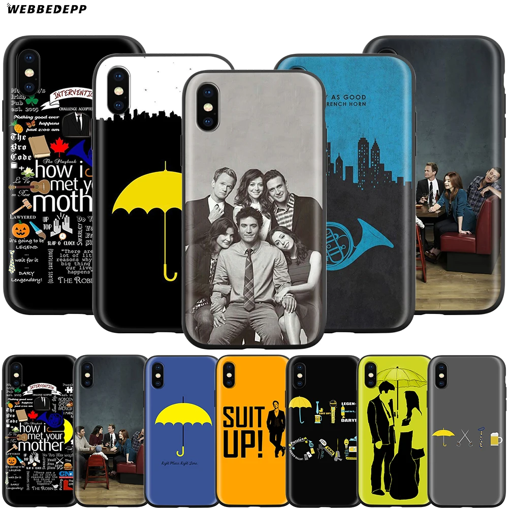 Webbedepp How I Met ваша мама Himym чехол для Apple iPhone 11 Pro XS Max XR X 8 7 6 6S Plus 5 5S SE