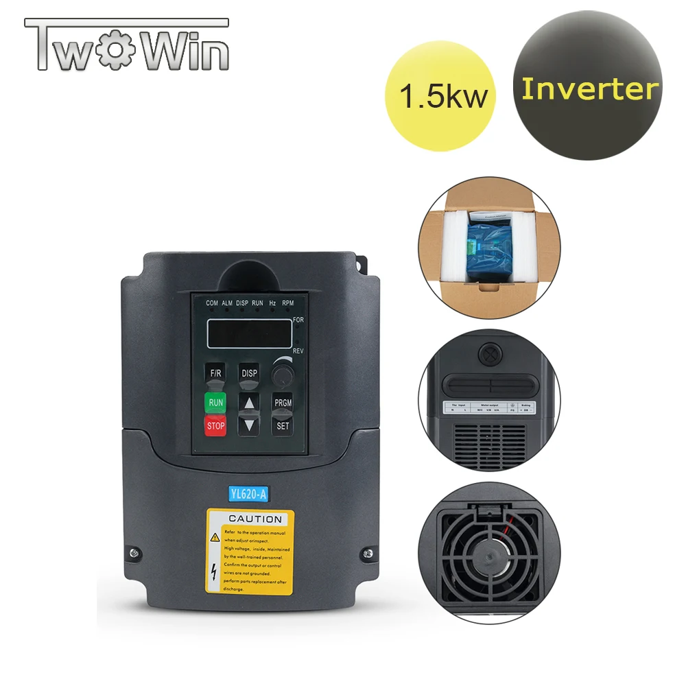 

2.2KW 220V VFD Inverter AC Frequency Inverter single phase input 3 phase output ac drives /frequency converter