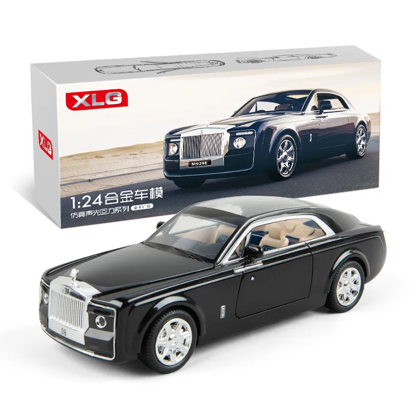 

[Boxed] 1: 24 Model RR Hui Video Sound And Light Door Opening CHILDREN'S Toy Alloy Car Model Bakery Decoration