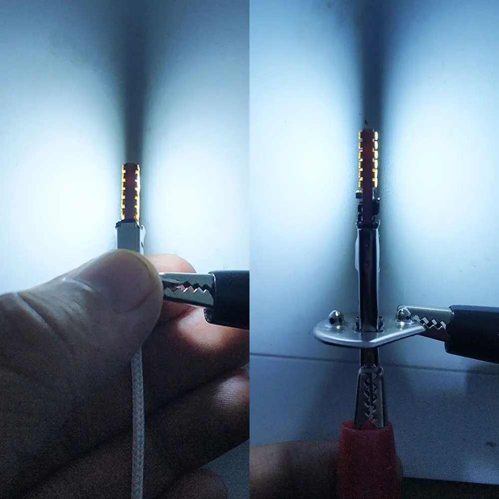 2 шт. H1 H3 светодиодных ламп супер яркий белый 24 4014SMD Светодиодные Автомобильные передние противотуманные фары светильник вождения авто дневные ходовые лампы 12V