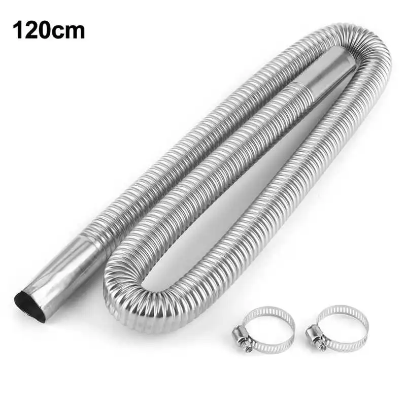 Stainless Steel Exhaust Pipe Diesel Gas Vent For Car Parking Air Heater Tank UK 