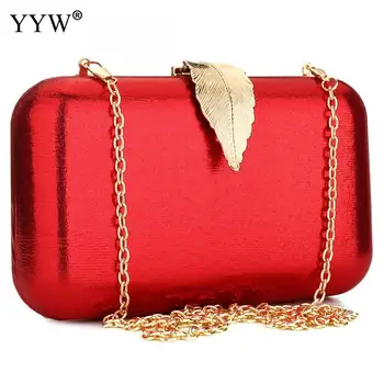 

Zinc Alloy Clutch Bag Christmas Evening Bags For Women Sequined Chain Shoulder Bag Female Party Wedding Clutches Purse Red Gold