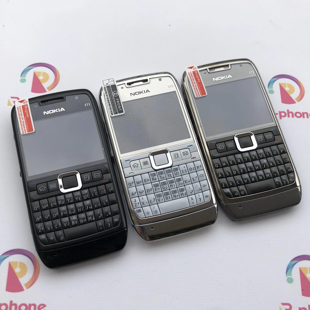 Nokia E71 Ponsel Yang Diperbaharui Ponsel Wifi Gps Keyboard Arab Rusia Asli 3g Tidak Terkunci Original Nokia E71 Original Nokiarussian Keyboard Aliexpress