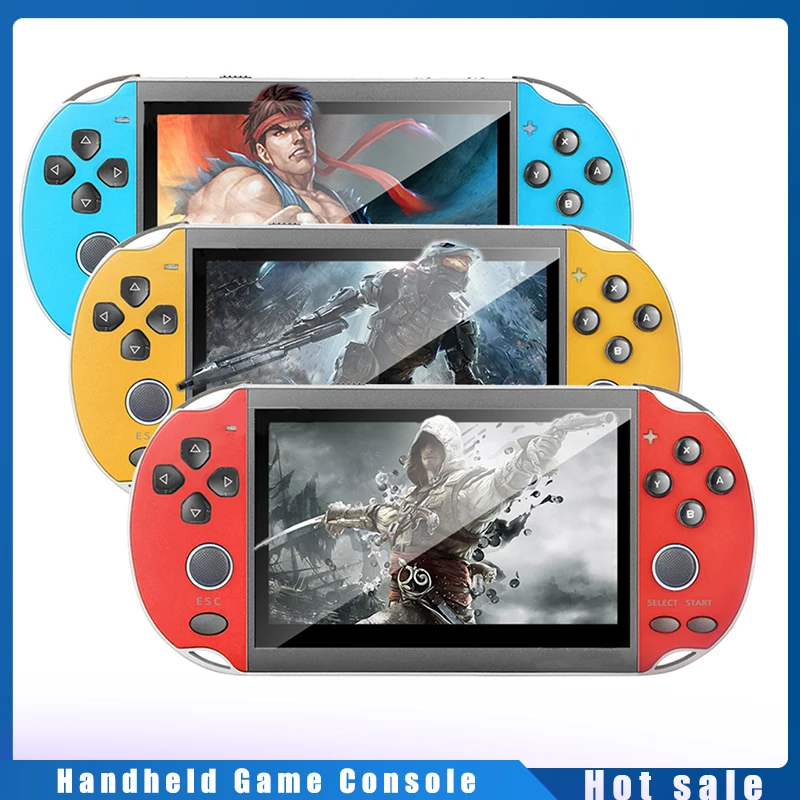 Портативная игровая консоль Dual Rocker в стиле ретро геймпад с цветным экраном