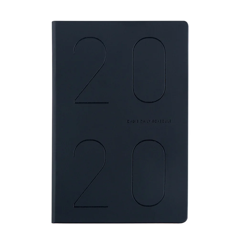 

School Agenda 2020 Business Writing Weekly Monthly Stationery A5 Notebook DIY Student Office Faux Leather Fashion Portable