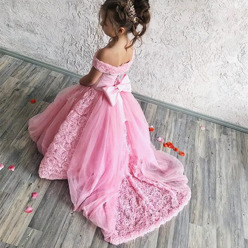 blush pink childrens dress