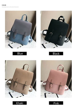 

Fashion Trendy Shoulder Portable Three Youth Bag Tide Hit Color PU Retro Shoulder Bag