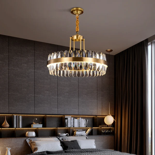 Luxury Modern Crystal Brown Chandelier 1