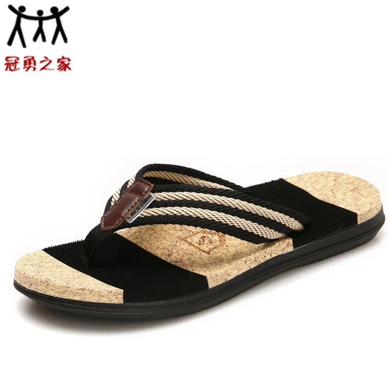 

Men Slippers 2018 Summer Beach Shoes Men Flip Flops