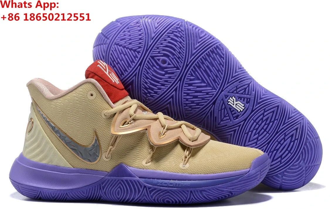 Ideas tv PE X Kyrie 5 V Ikhet DS бежевый фиолетовый размер EUR 40-46 - Цвет: color