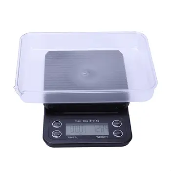 

Coffee Digital Scale Kitchen Household Weigh Rushed Direct Limited 0.1g With Timer
