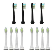 4 шт. Сменные электрические головки зубных щеток для Philips/Sonicare/Flexcare HX6064 HX6930 универсальные для электрической зубной щетки
