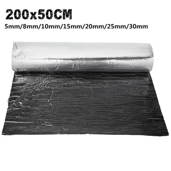 

200cmx50cm 5mm-30mm Car Hood Engine Firewall Heat Mat Deadener Sound Noise Proof Insulation Deadening Glass fiber Reinforced Mat