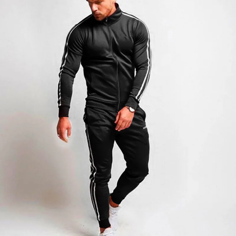 WENYUJH 2019 Autumn New Men's Hoodie Pants 2 / Set Of Sweatshirts Sports Pants Men's Gym Fitness Shirt Pants Jogging Sportswear