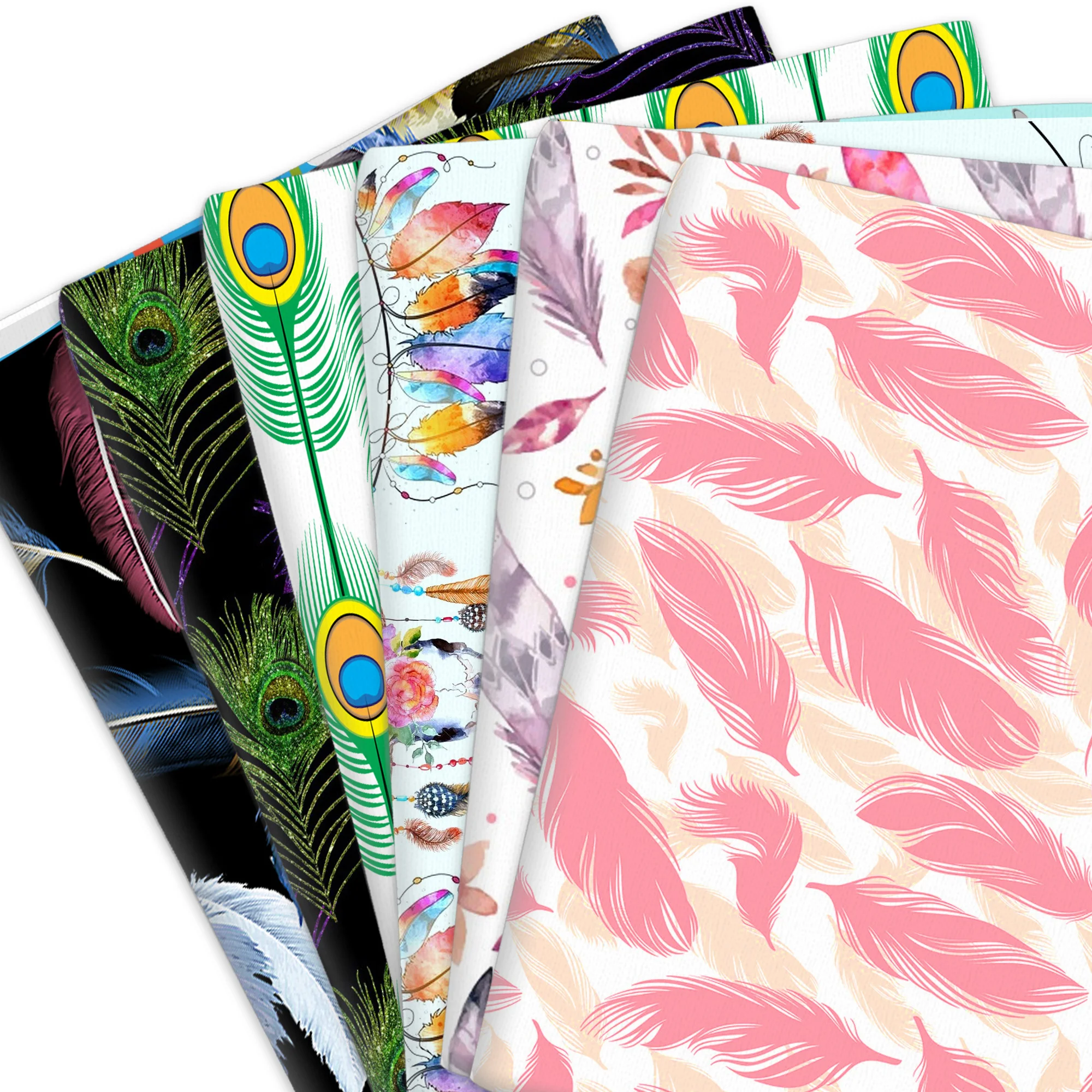 50*145cm Feather Pure 100% Cotton Or Polyester Material Patchwork Sewing Fabrics Quilt Needlework DIY Cloth | Дом и сад